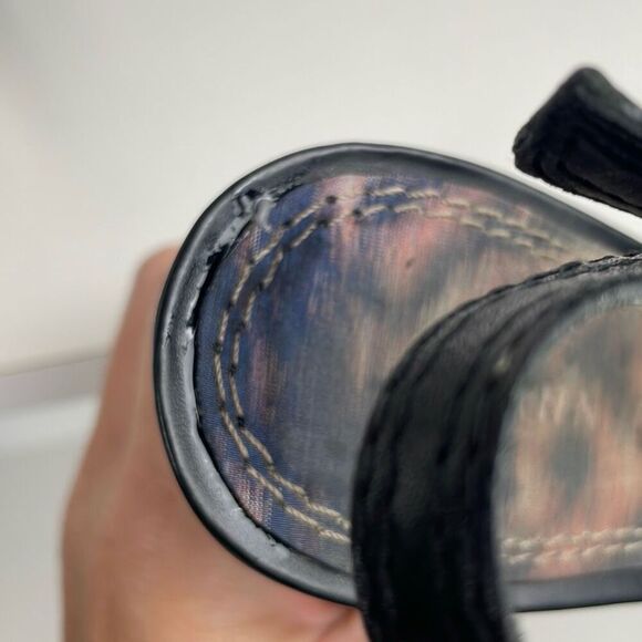 Studded Leather Slingback Platform Heels 7.5 - Picture 11 of 13